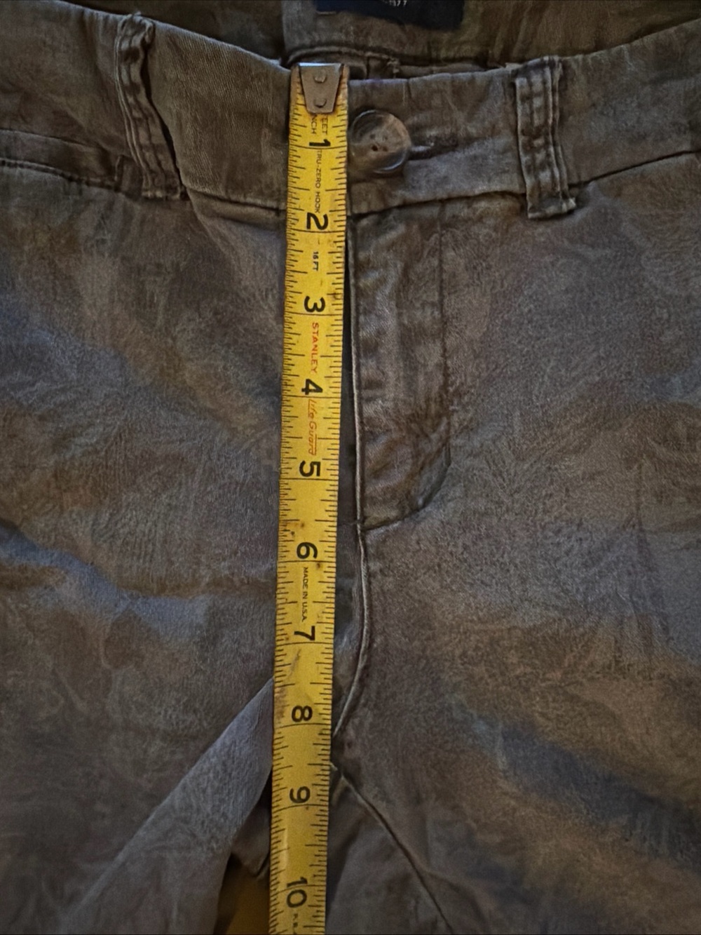 American Eagle Outfitters Gray Floral-Print Casual Bermuda Shorts - Picture 6 of 7